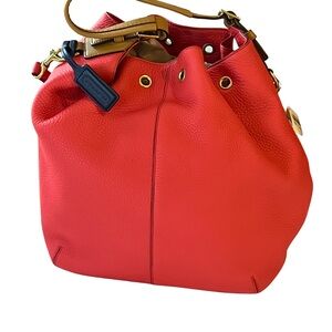 Coach Coral Leather Hobo Bag